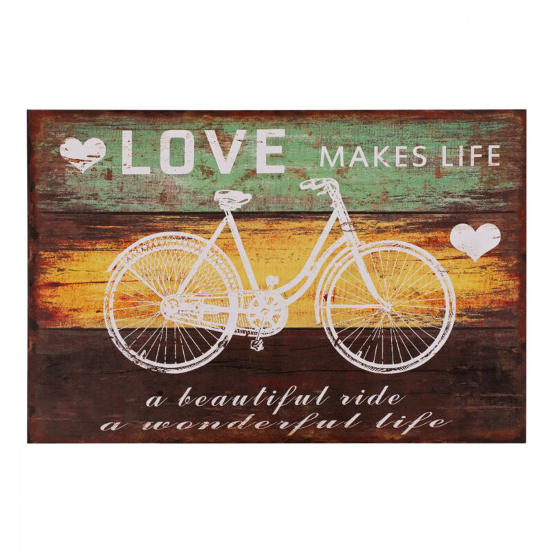 Картина, Bicycle, Антрацит, 90x60x2.5см.