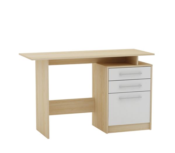 Бюро, DECON, Натурален, Дърво, 120х48х76см.