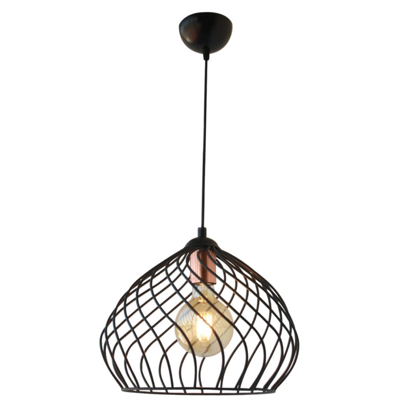 Полилей, HM7615.01, Черен, 21x30x70см.