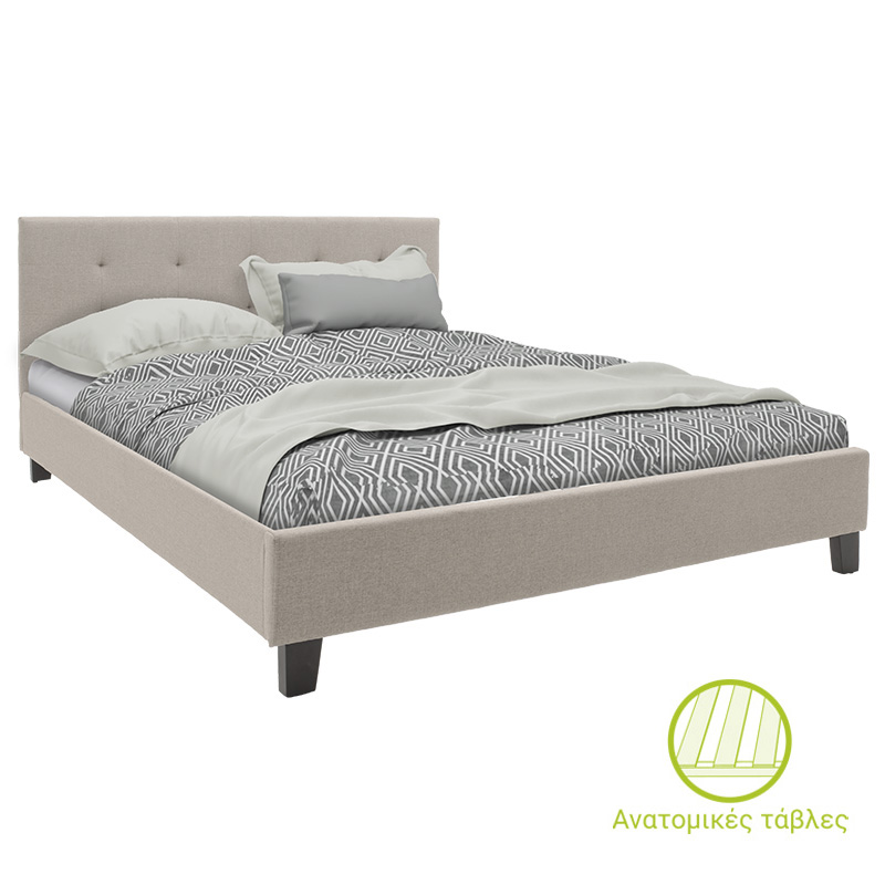 Легло, Mago, Слонова кост, Текстил, 150х200см.