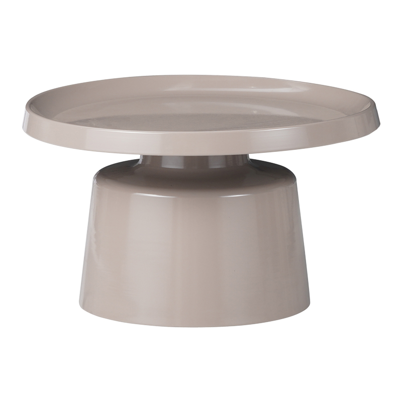 Маса, Ginoze, Капучино, Изкуствена кожа, 70х70х40см.