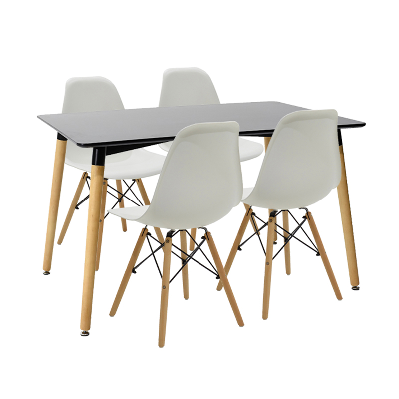 Трапезен комплект, Natali-Julita, Бял, Пластмаса, 120х80х76см.