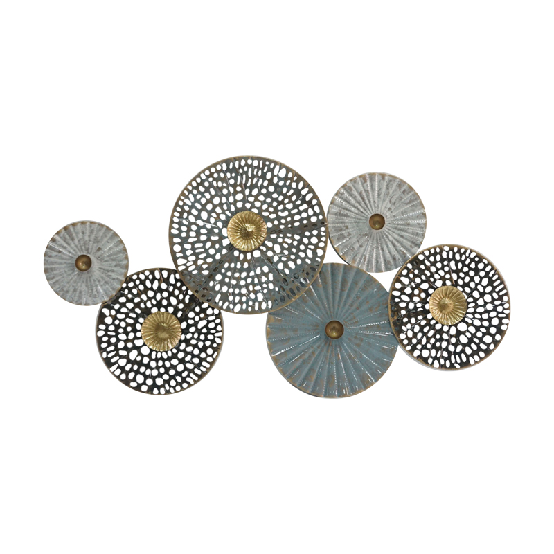 Декорация за стена, Zoulou, Многоцветен, Метал, 99.7х2.5х50.8см.