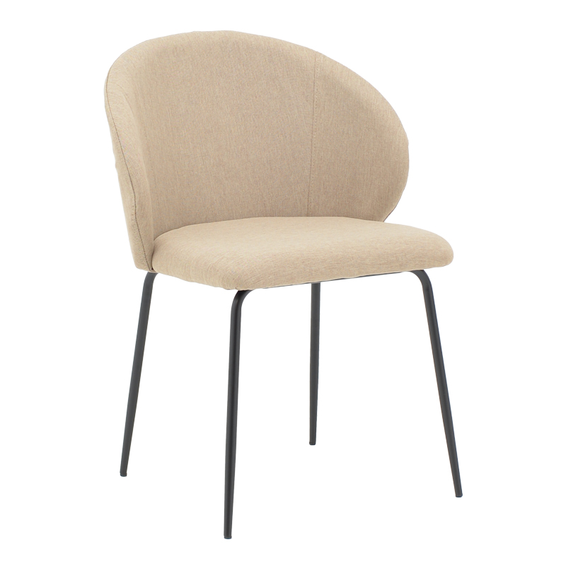 Стол, Olympian, Бежов, Текстил, 50х55х83см.