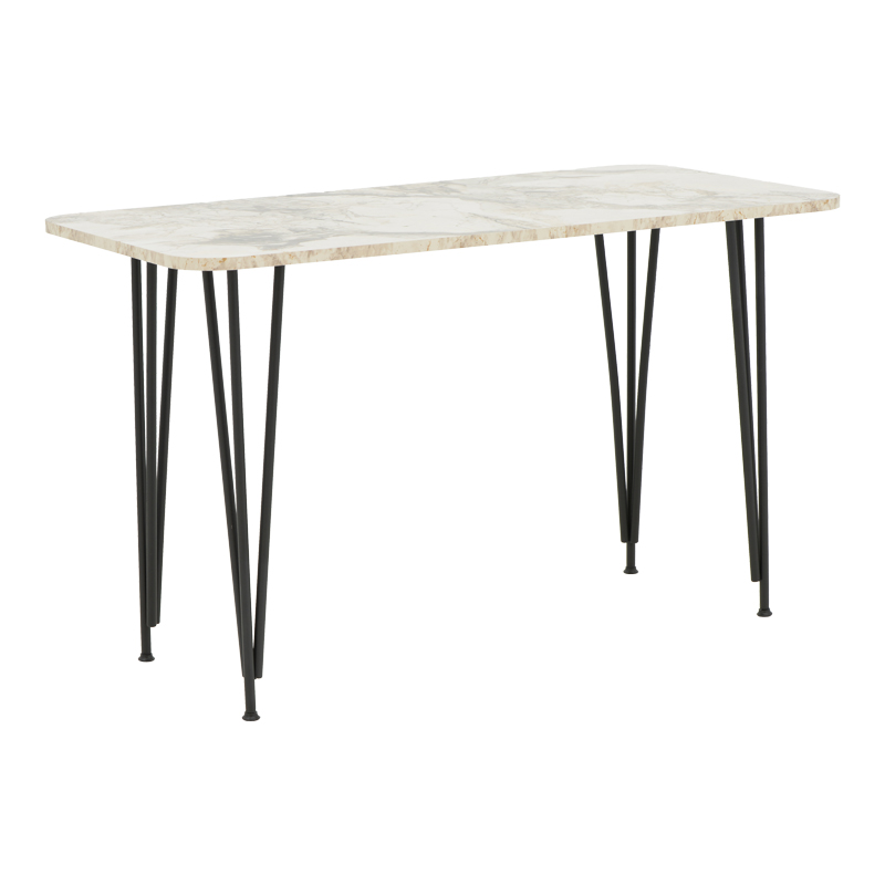 Маса за хранене, Palkon, Бял, Пдч, 120х60х73см.