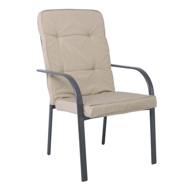 Стол, ASTOR, Антрацит, Метал, 60х77х104см.