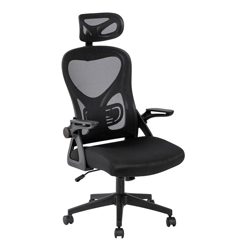 Офис стол, BF3050, Черен, Текстил, 63х63х128см.