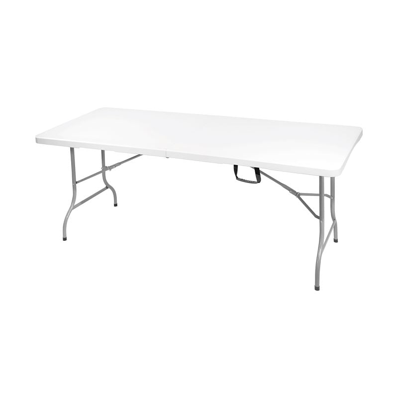 Маса, Ε-00025462, Бял, Пластмаса, 180х75х74см.