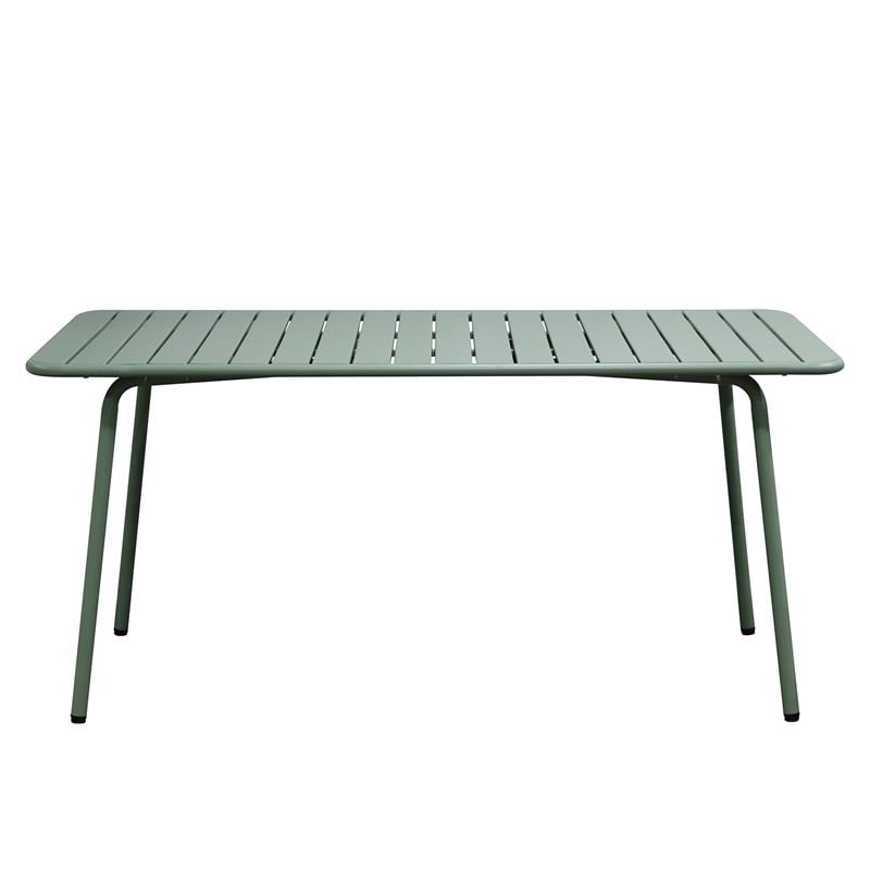 Маса, Slat Table-Pro, Зелен, Метал, 160х90х73см.