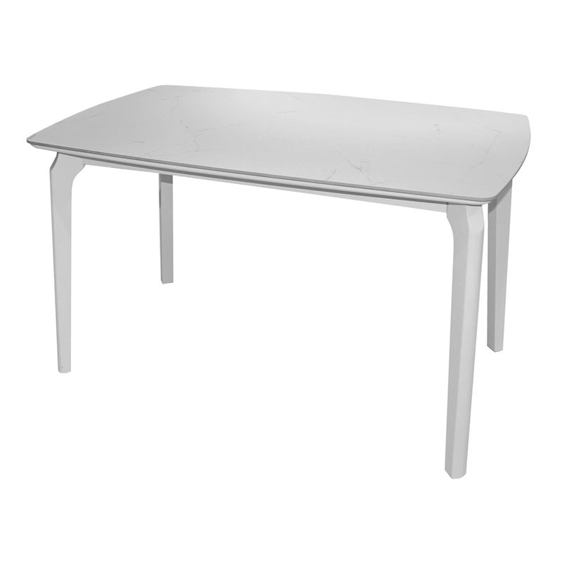 Маса, DALIN, Бял, Дърво, 130х80х74см.