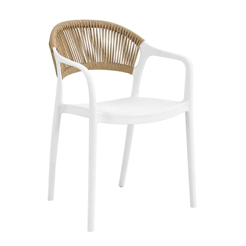 Фотьойл, DONNA, Бял, Пластмаса, 57х55х79см.