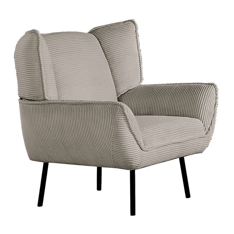 Фотьойл, EMERALD, Капучино, Текстил, 83х83х92см.