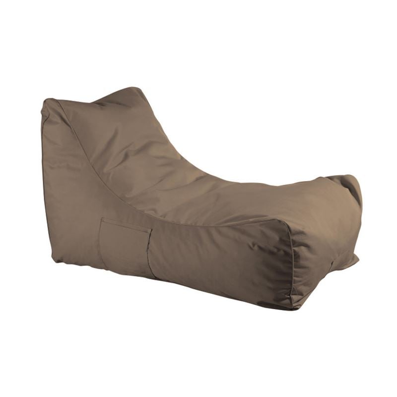 Пуф, LAZY, Кафяв, Текстил, 70х106х67см.