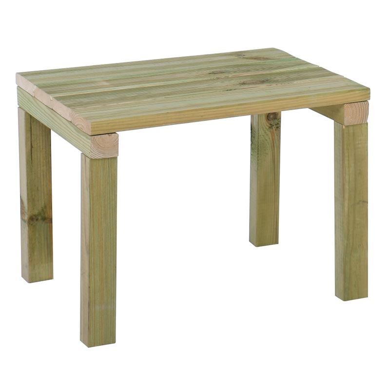 Маса, LUGANO, Натурален, Дърво, 48х37см.