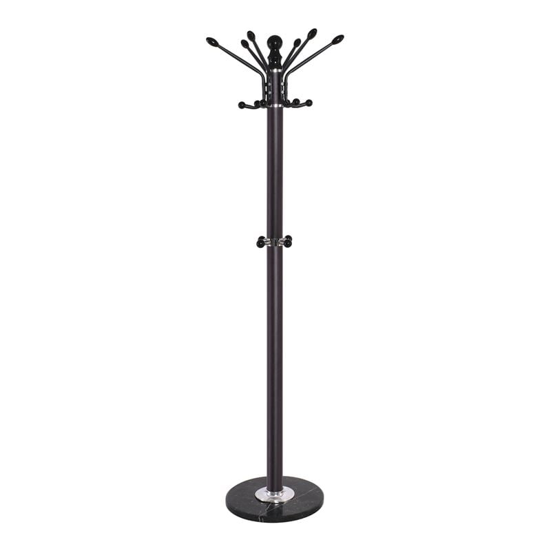 Закачалка, MARTA Steel Brown, Черен, Метал, 37х175см.