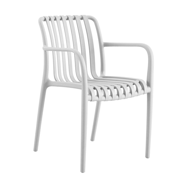 Стол, MODA, Бял, Пластмаса, 55х58х81см.