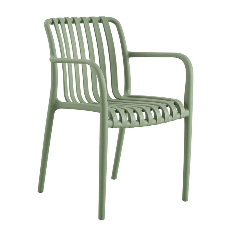 Стол, MODA, Зелен, Пластмаса, 55х58х81см.