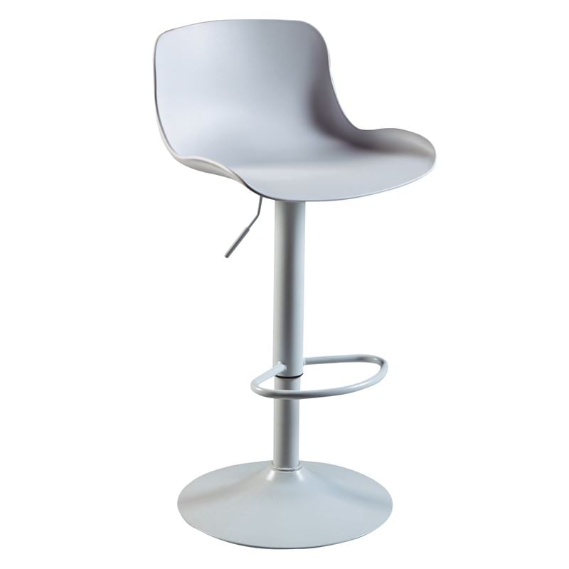 Бар стол, MOSS, Бял, Метал, 44х45х81см.