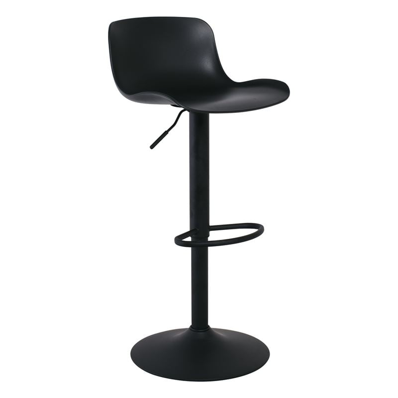 Бар стол, MOSS, Черен, Метал, 44х45х81см.