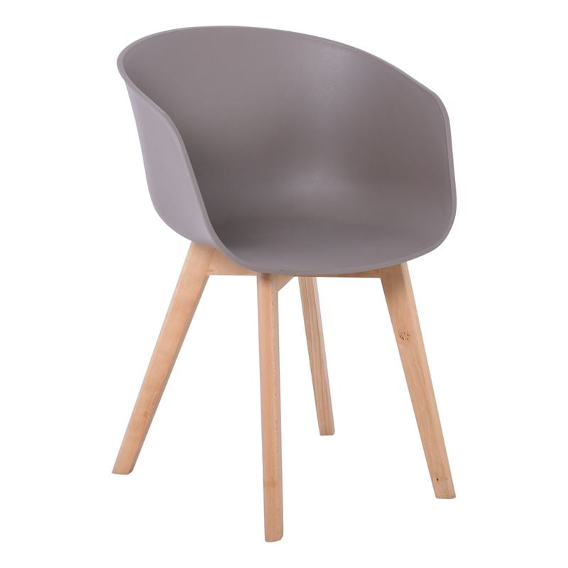 Стол, OPTIM Armchair, Бежов, Пластмаса, 54х51х79см.