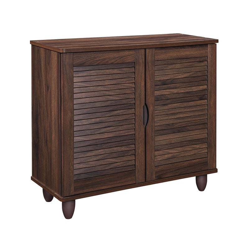 Шкаф за обувки, Ε-00025741, Орех, Мдф, 77х33х70см.