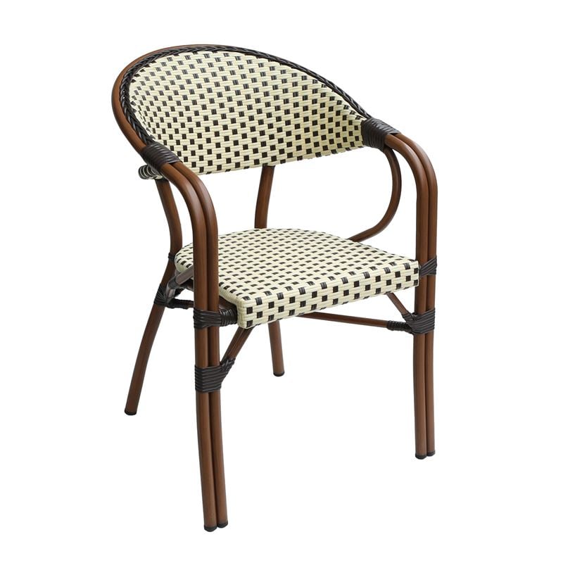 Фотьойл, PARIS, Орех, Алуминий, 57х59х84см.