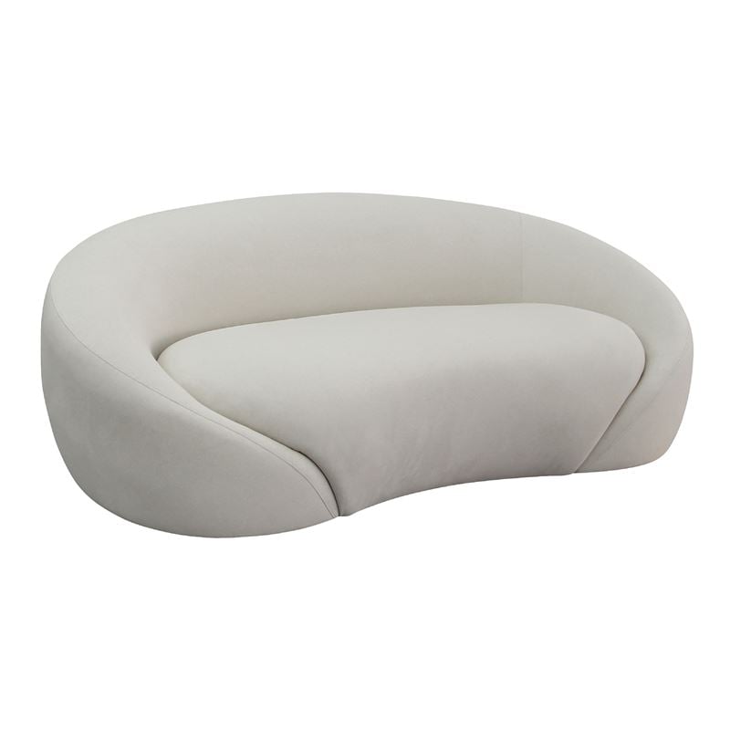 Диван, RAMON, Кремав, Текстил, 189х108х77см.