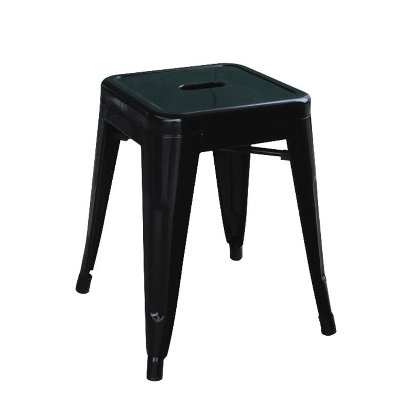 Табуретка, RELIх, Черен, Метал, 38х38х45см.