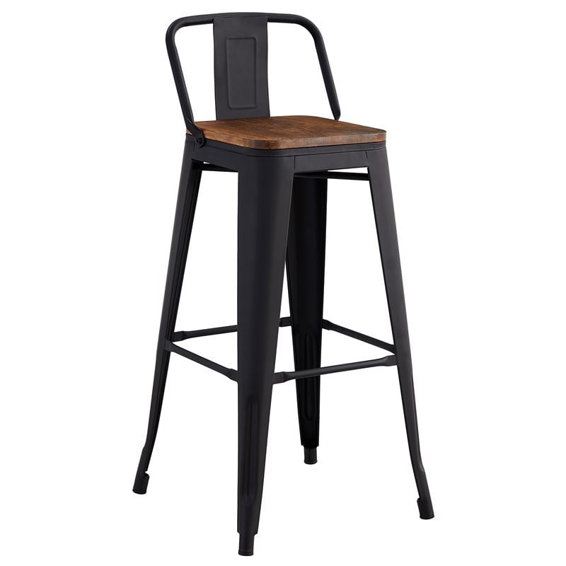 Бар стол, RELIх, Орех, Метал, 44х44х97см.