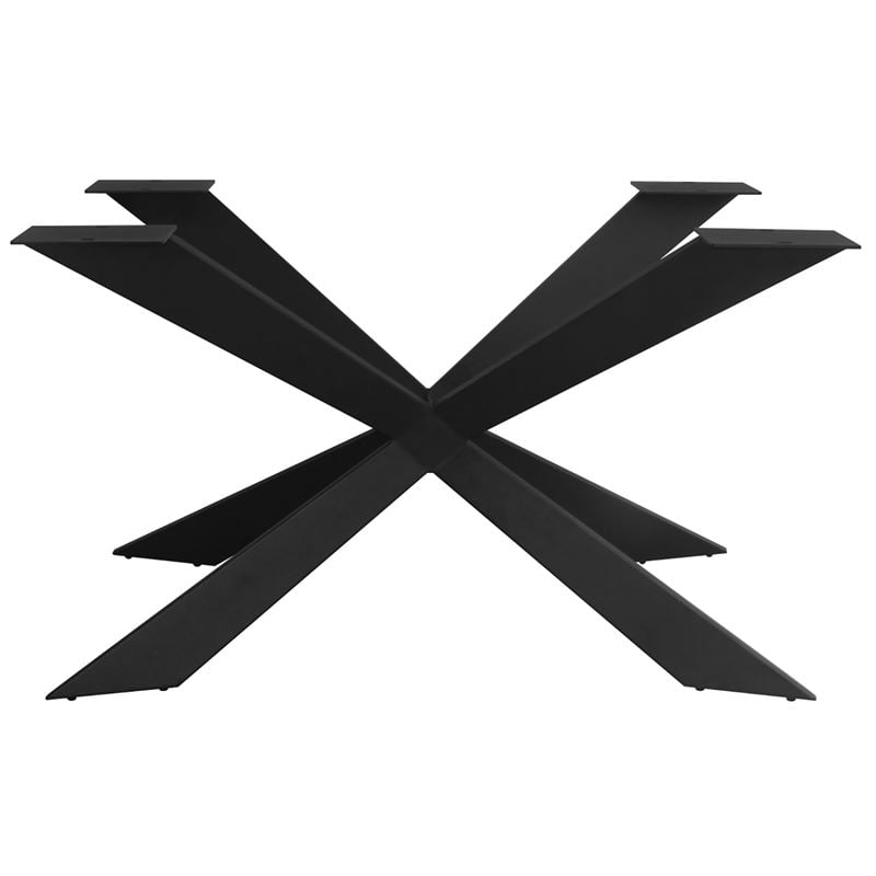 Основа за маса, TORSEN, Черен, Метал, 115х65х71см.