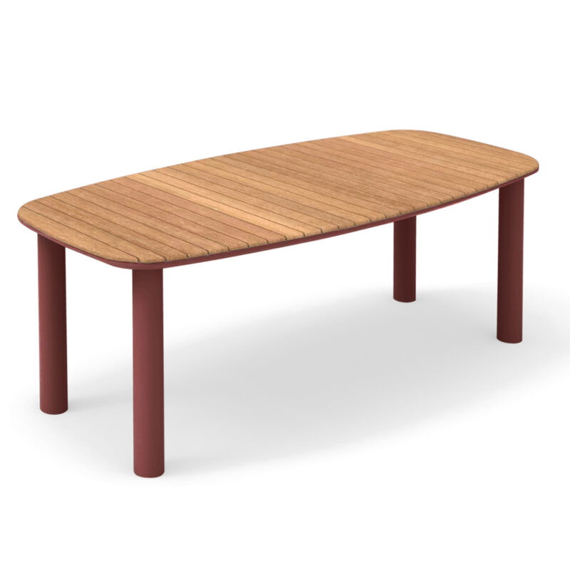 Трапезна маса, EUTOPIA, Натурален, Дърво, 220х100х75см.