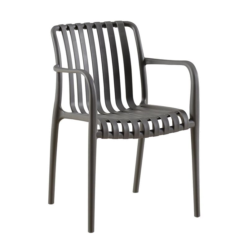 Стол, MODA-N, Сив, Пластмаса, 56х57х81см.