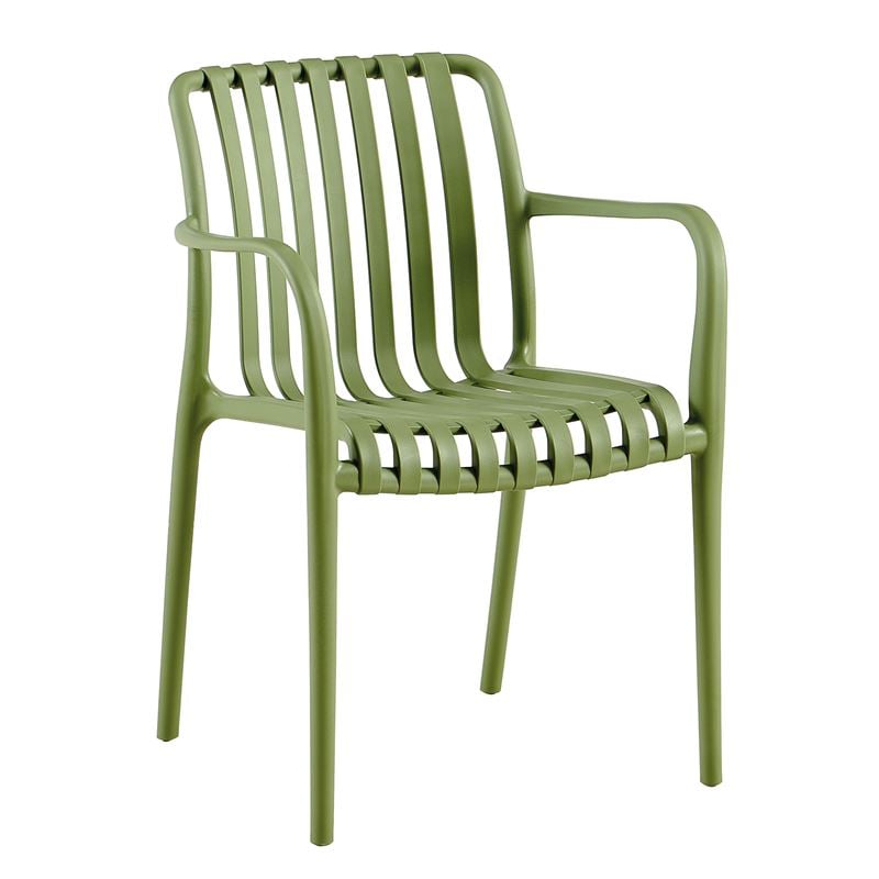 Стол, MODA-N, Зелен, Пластмаса, 56х57х81см.