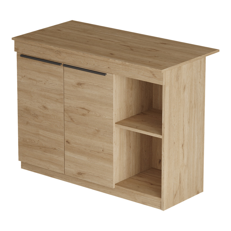 Кухненски остров, Kogile, Натурален, Пдч, 120х60х88.2см.