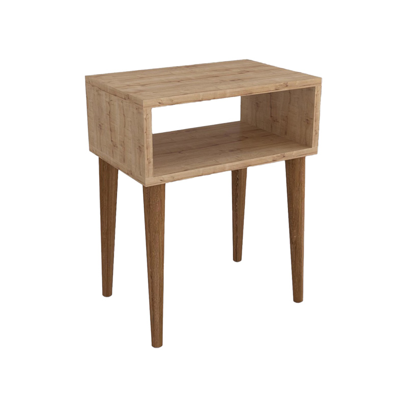 Нощно шкафче, Hank, Натурален, Пдч, 45х30х60см.