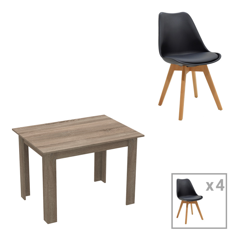 Комплект маса, Manka-Gaston, Сонома, ПДЧ, 110х80х77см.