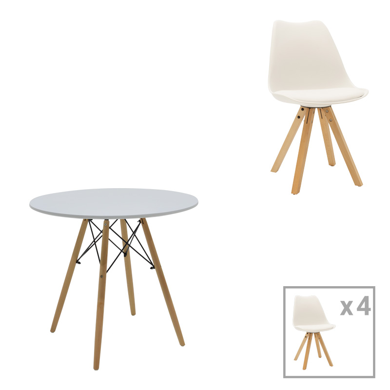 Комплект маса, Julita-Caron, 80х73см.