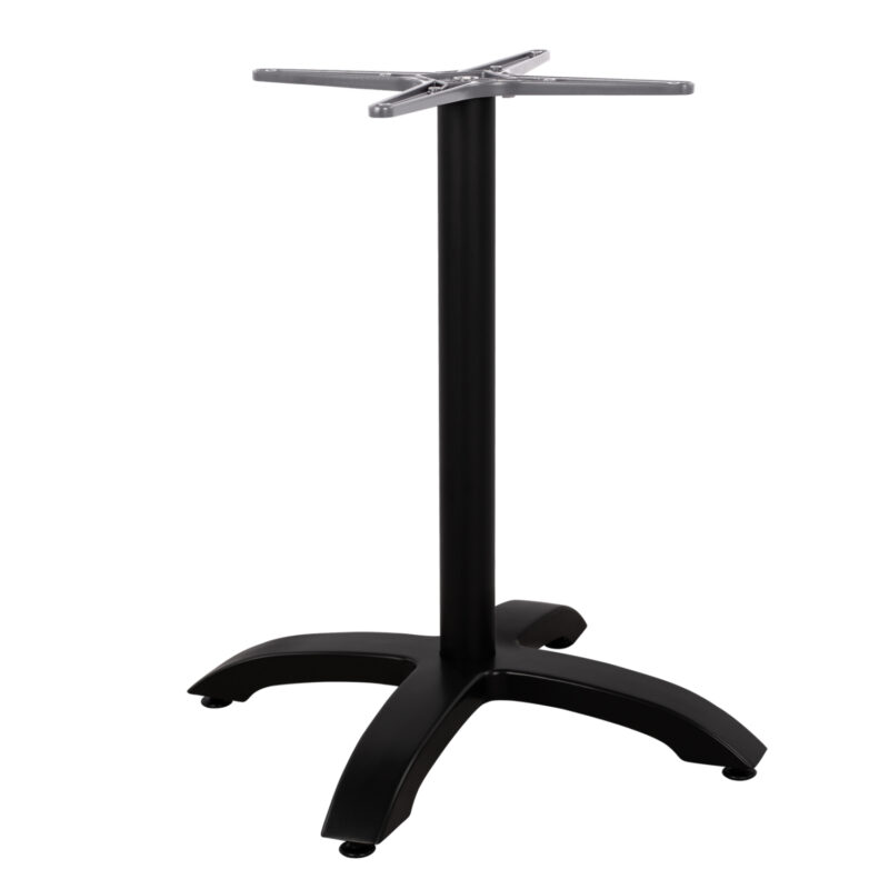 Основа за маса, HM460.01, Черен, Алуминий, 66х66х73см.