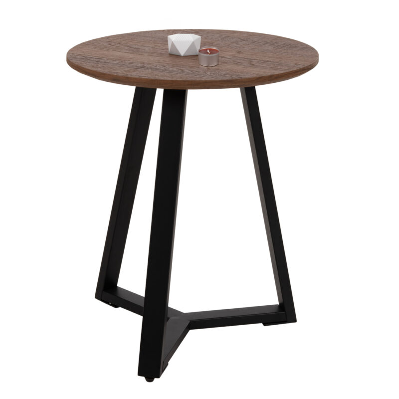 Помощна маса, HM9587.04, Орех, Мдф, 45х55см.