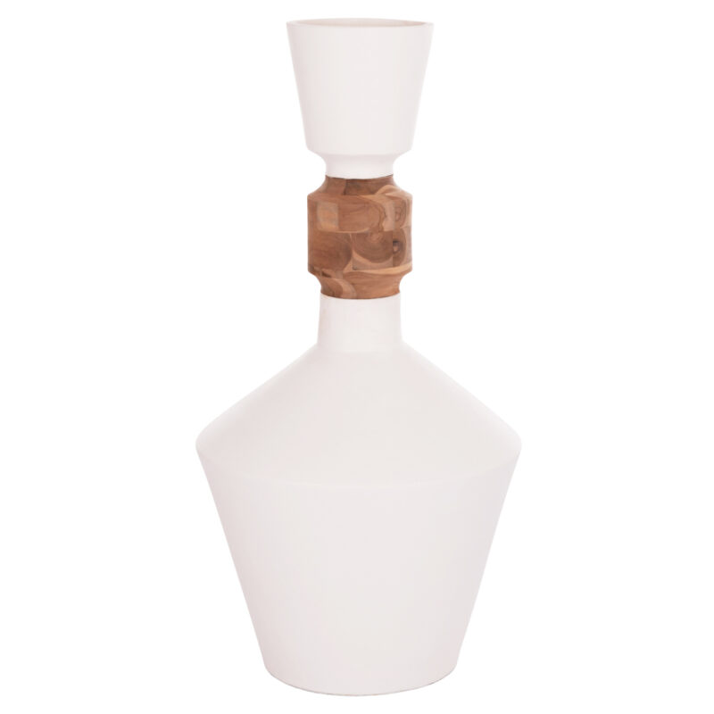 Ваза, HM4661.02, Натурален, Дърво, 60х115см.