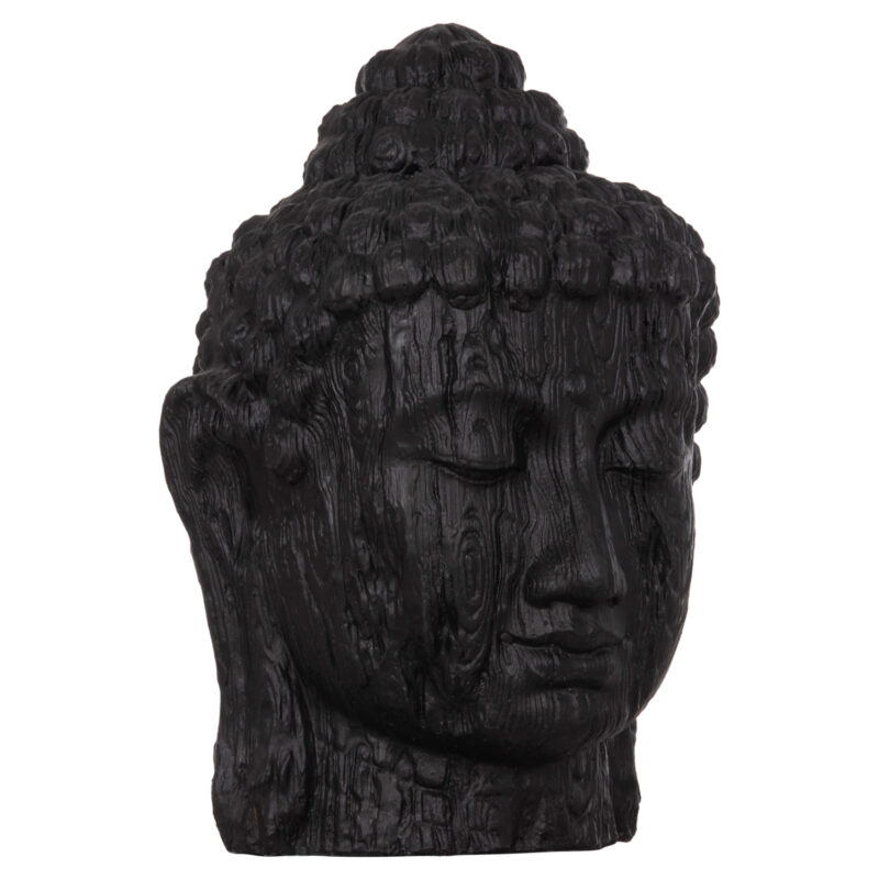 Декорация, Buddha Head, Черен, Пластмаса, 90х90х100см.