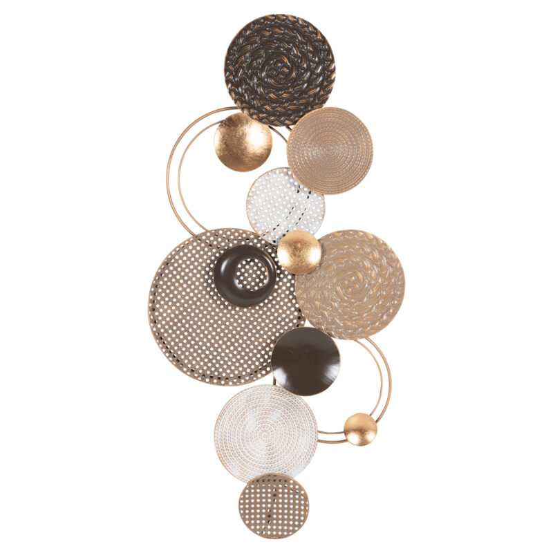 Декорация за стена, HM4215, Кафяв, Метал, 60х5х122см.