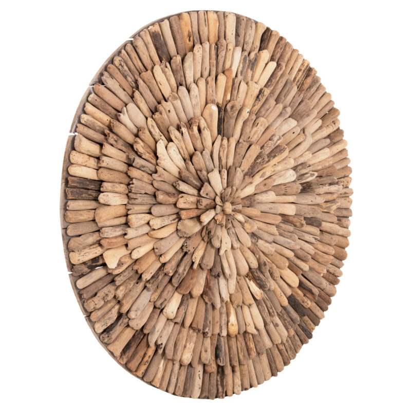 Декорация за стена, CHIIKI, Натурален, Дърво, 98х98х98см.