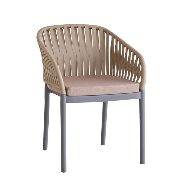 Фотьойл, EMERY, Капучино, Пластмаса, 56х59х80см.