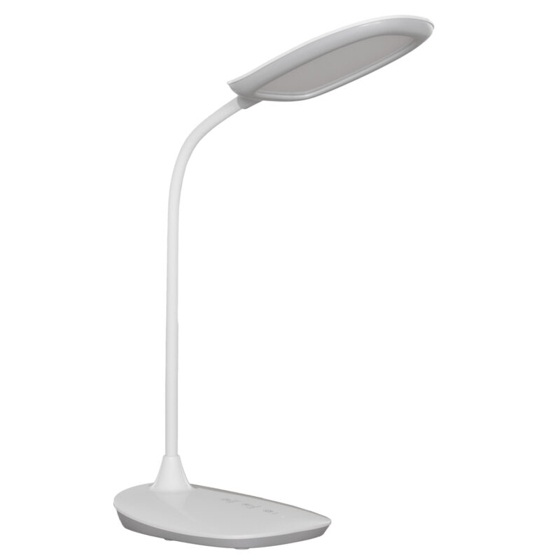 Настолна лампа, HM4444.01, Бял, Пластмаса, 13.6х17.7х40см.