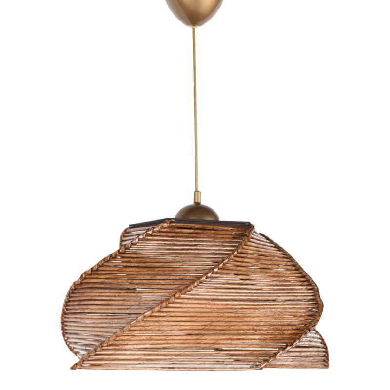 Полилей, HM7367.02, Орех, Бамбук, 36х36х65см.