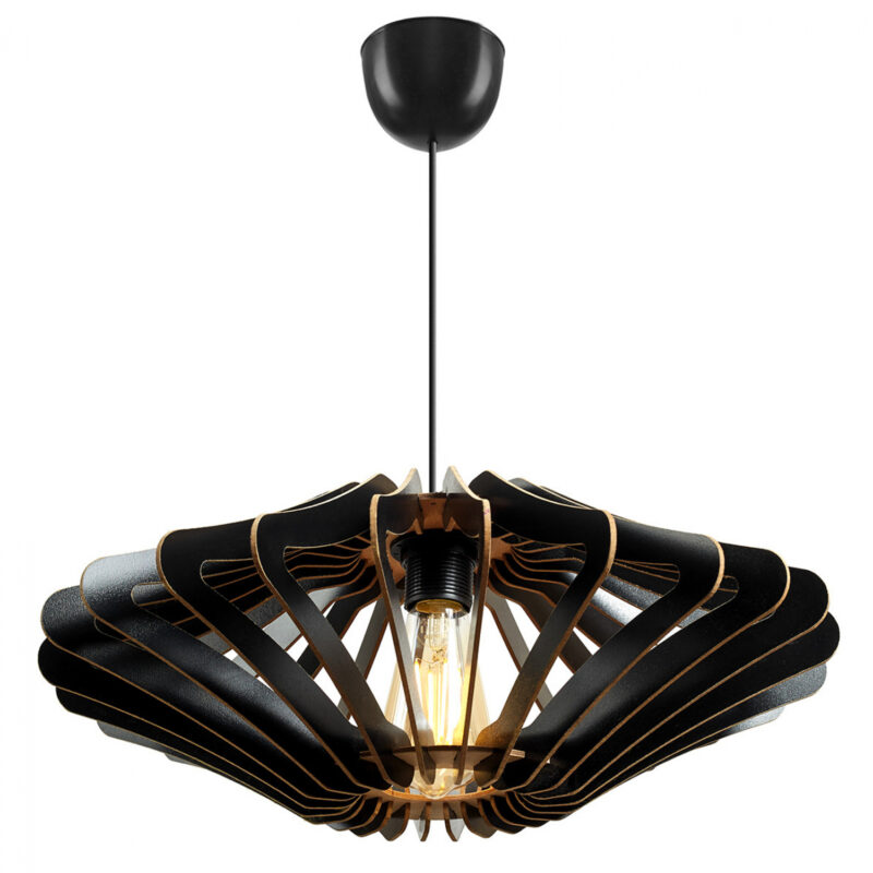 Осветително тяло, HM7351.03, Черен, Мдф, 47х55см.