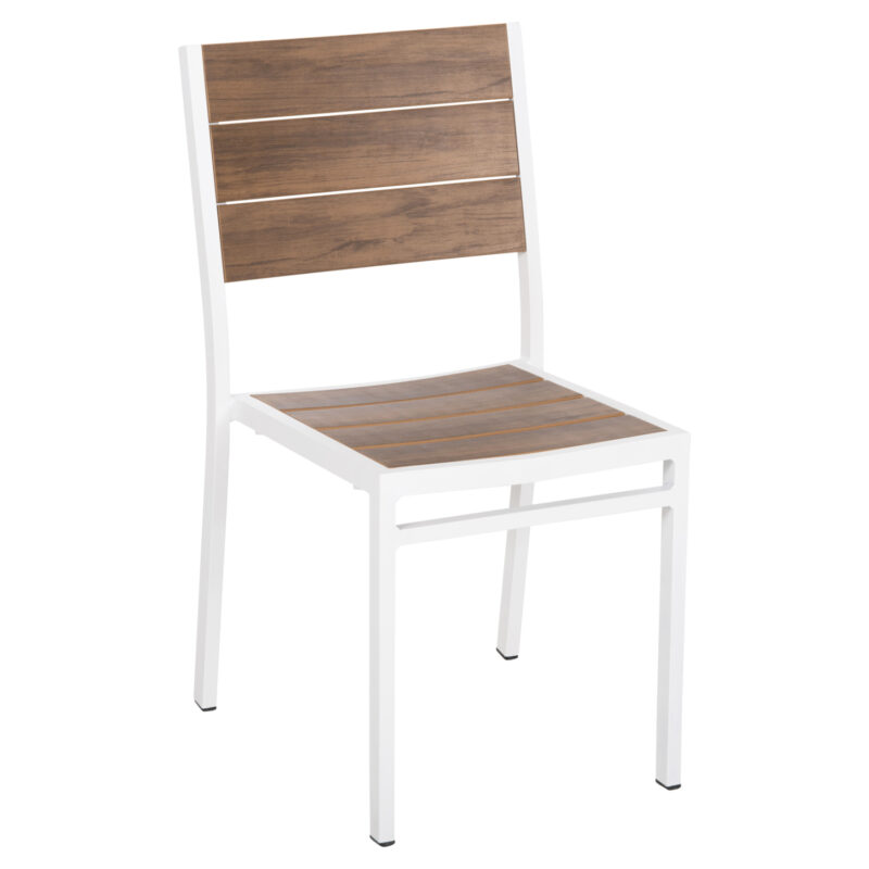 Стол, SAGA, Бял, Polywood, 46х52х86см.