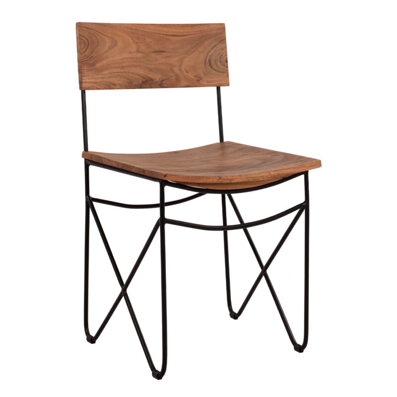 Стол, HM8180.11, Натурален, Дърво, 46х51х84см.