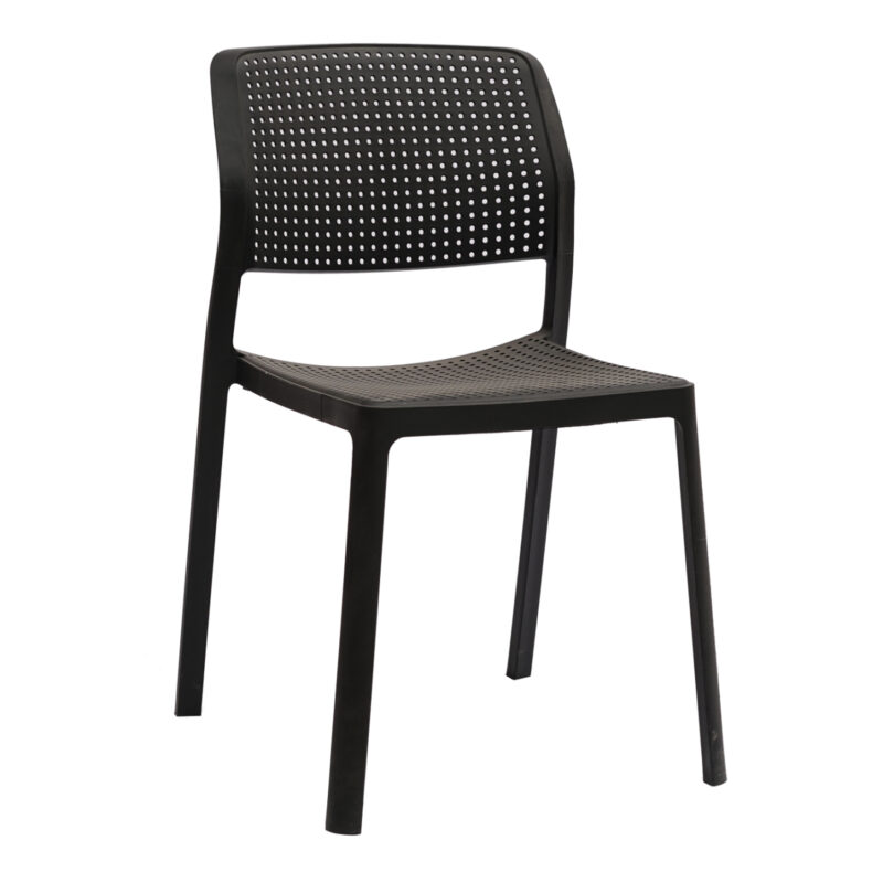 Стол, HM6101.02, Черен, Пластмаса, 41х57х82см.